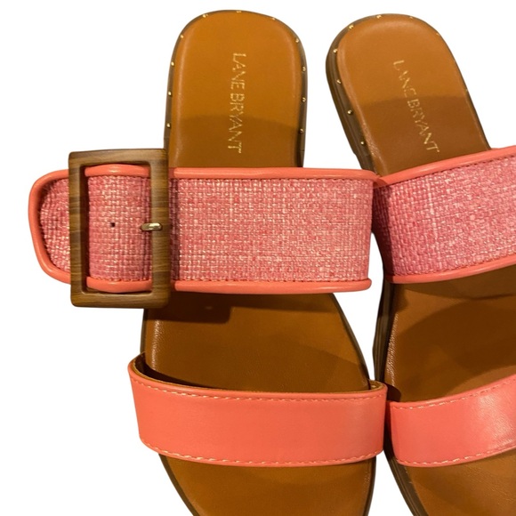 Lane Bryant Pink Women's Sandals - Picture 3 of 6